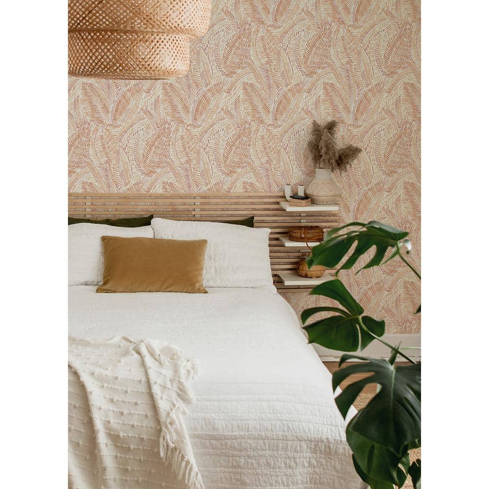 Fildia Tropical Orange Non-Woven Wallpaper Roll
