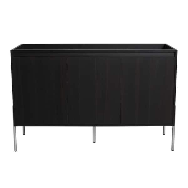 48 in. Bath Vanity Cabinet without Top in Dark Oak Unassembled