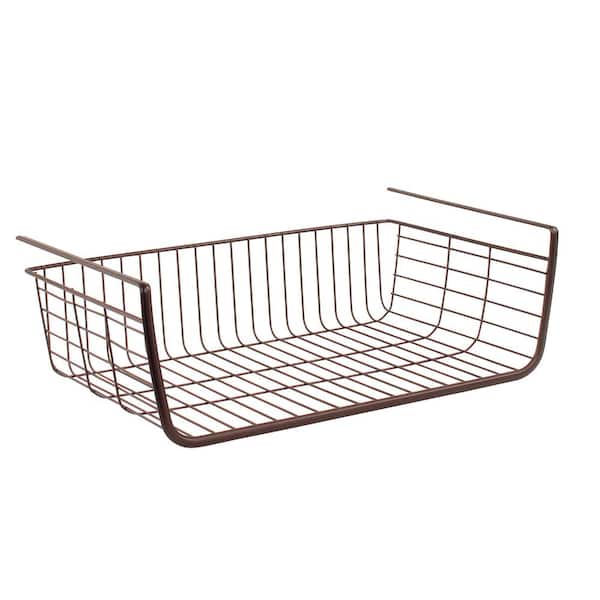 Spectrum Ashley 5.75 in. x 17 in. x 10.25 in. 1-Shelf Steel Medium Over the Shelf Basket