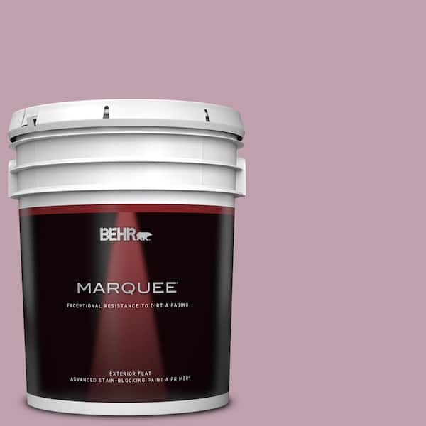 BEHR MARQUEE 5 gal. #S120-4 Decanting Flat Exterior Paint & Primer