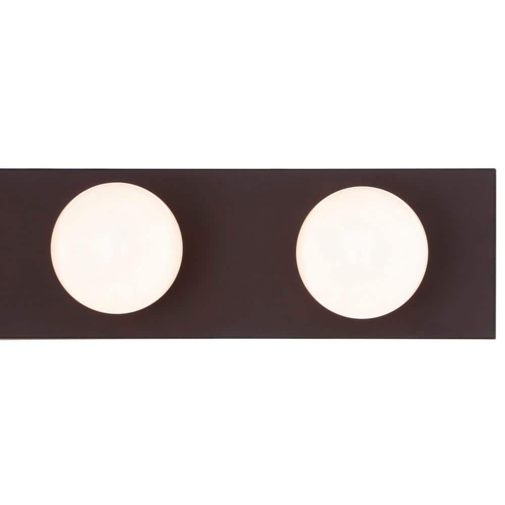 Antique Bronze 24" Direct Wired 4-Light Vanity Strip with Dimmable Feature