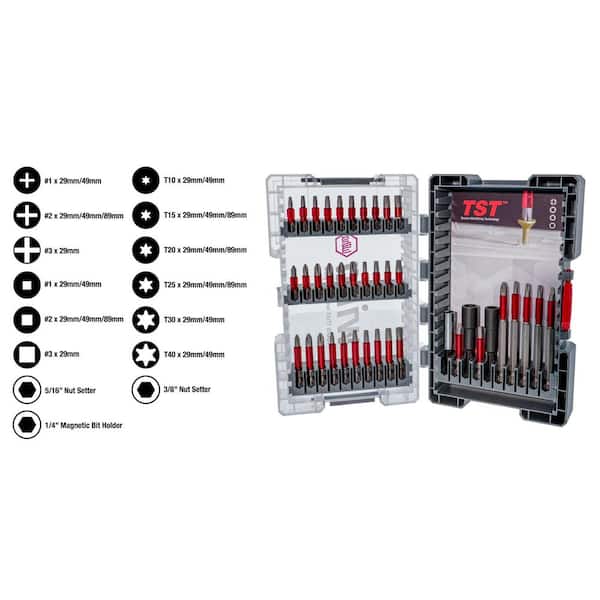 Wiha MaxxTor Impact Bit Screwdriver Set (40-Piece) 76884 - The