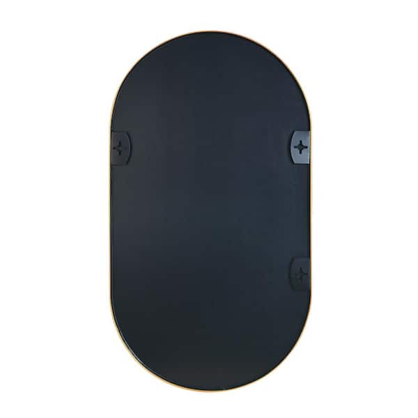 Seafuloy 20 in. W x 28 in. H Wall Mounted Mirror, Oval