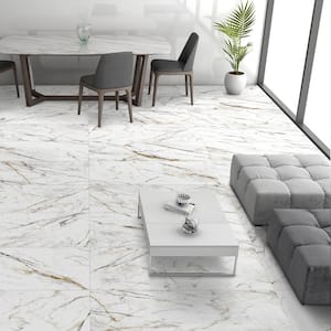 Picasso White Matte 24 in. x 48 in. Porcelain Floor and Wall Tile (615.6 Sq. Ft./Pallet)