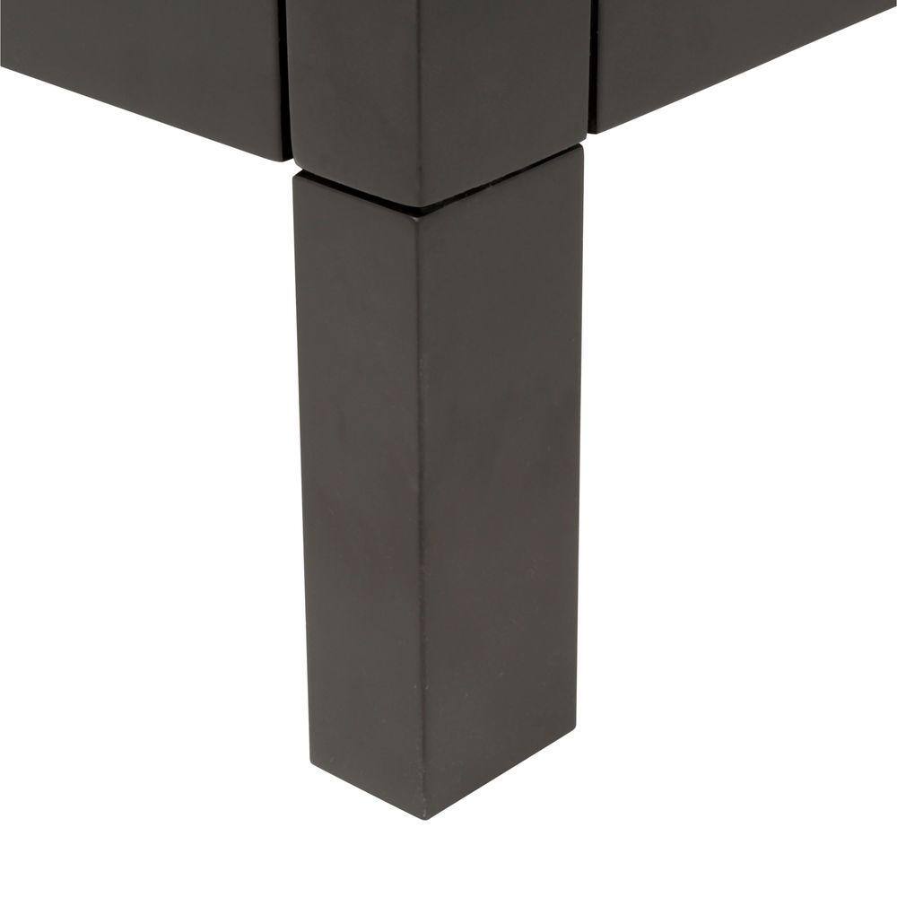 Espresso 24" Modern Free-Standing Bathroom Vanity Set with Ceramic Sink