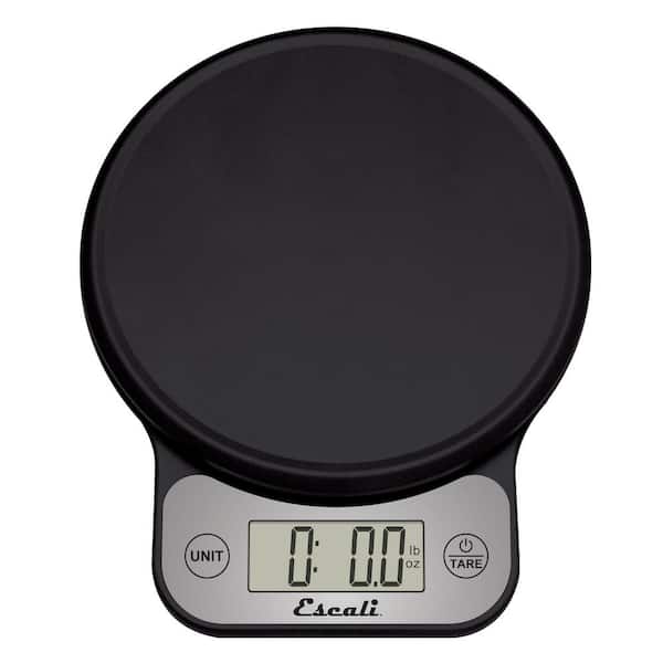 Escali Primo Digital Scale, 11 lb, Black
