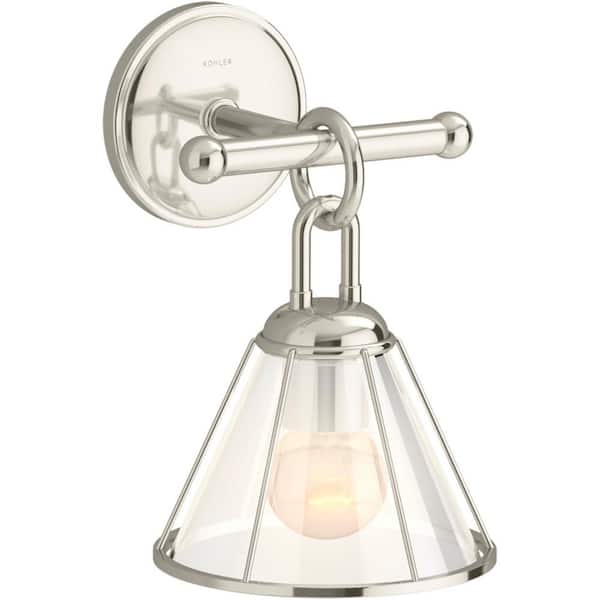 KOHLER Terret 1-Light Polished Chrome Wall Sconce