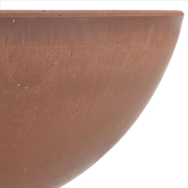 Arcadia Garden Products - Garden Bowl 10 in. x 3 in. Terra Cotta Composite PSW Pot
