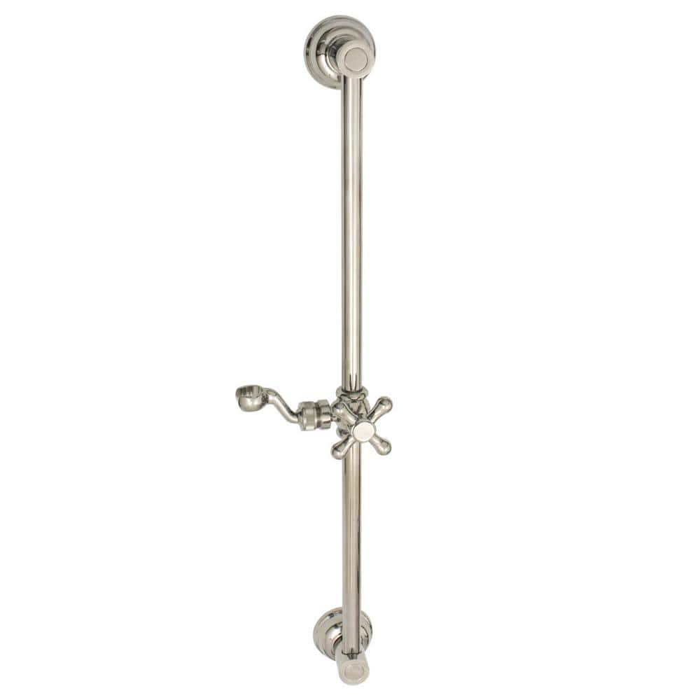 Kingston Brass Shower Scape 24 in. Shower Slide Bar in Polished Nickel