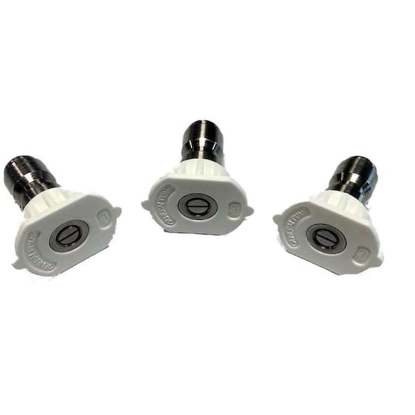 General Pump 2.5 Orifice x 40 Degree Spray Nozzles for Pressure Washer Surface Cleaner (3-Pack)
