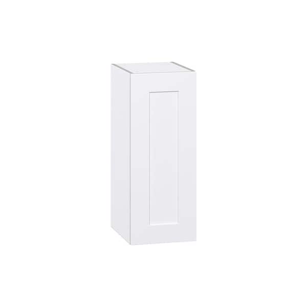 J COLLECTION Roseland 12 in. W x 14 in. D x 30 in. H Assembled Shaker Wall Kitchen Cabinet in Warm White