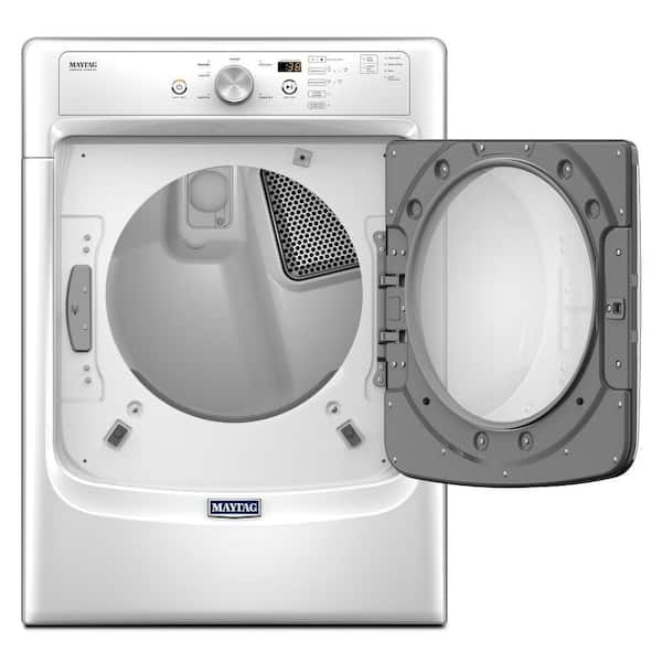 Maytag 7.4 cu. ft. 240 Volt Stackable White Electric Vented Dryer