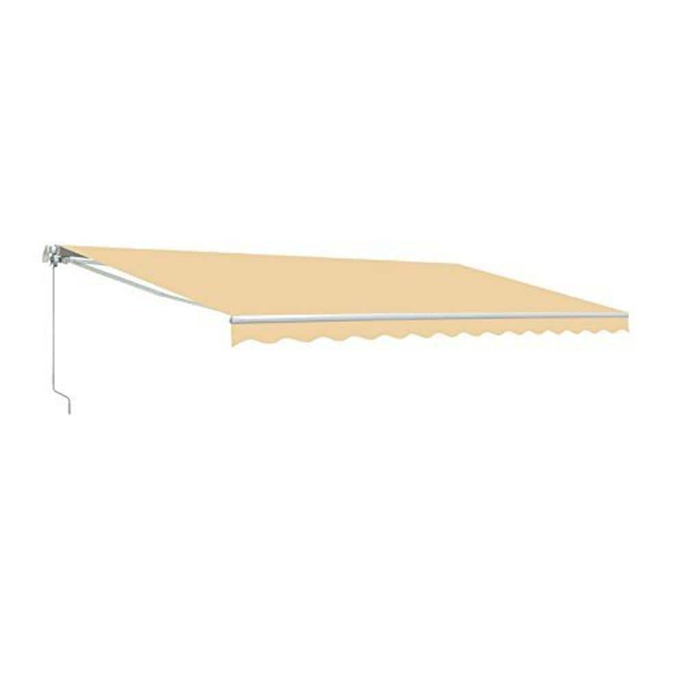ALEKO 13 ft. Manual Patio Retractable Awning (120 in. Projection) in