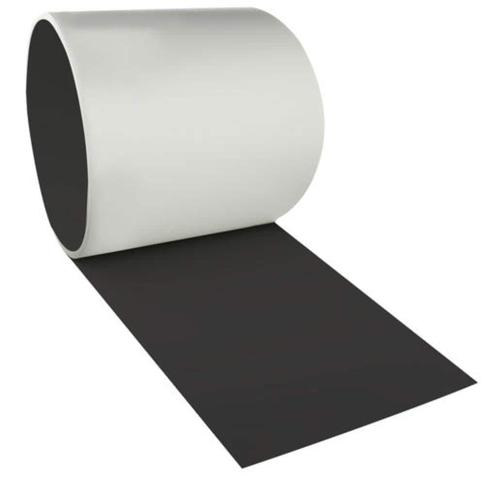 Gibraltar Building Products 10 in. x 25 ft. Aluminum Black/White Trim ...