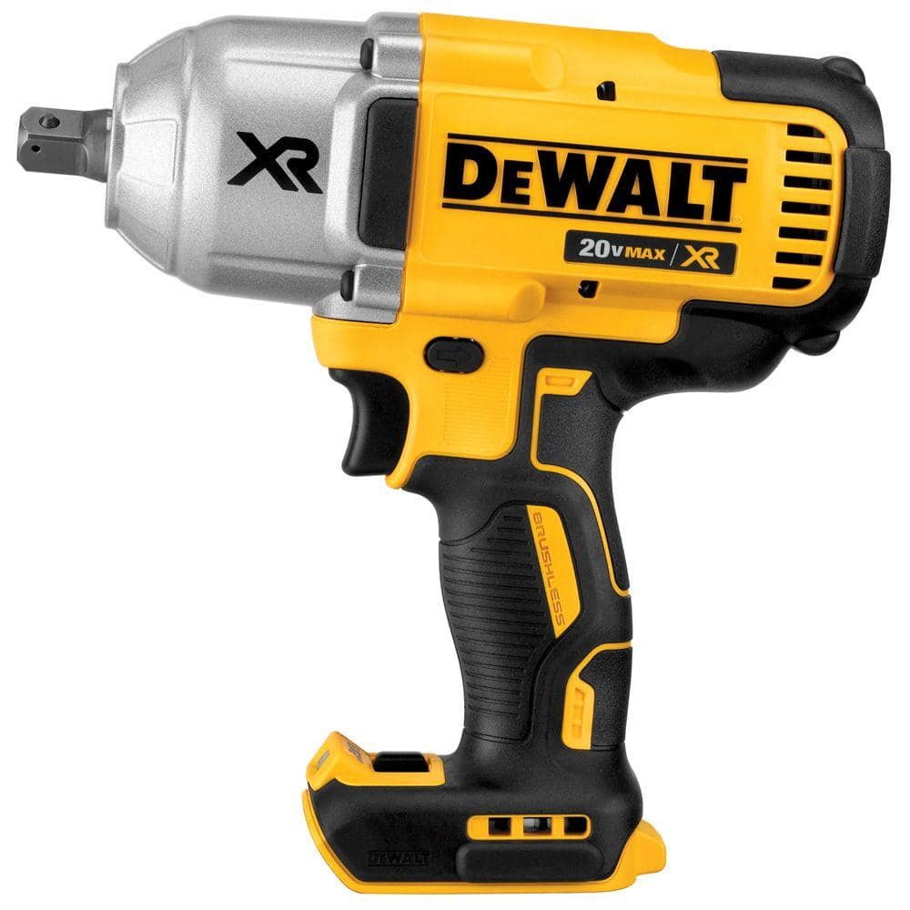 DEWALT 20V MAX XR Cordless Brushless 1/2 in. High Torque Impact Wrench with  Detent Pin Anvil (Tool Only) DCF899B The Home Depot