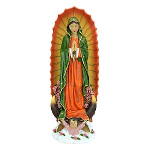 33.5 in. H The Virgin of Guadalupe Religious Large Garden Statue