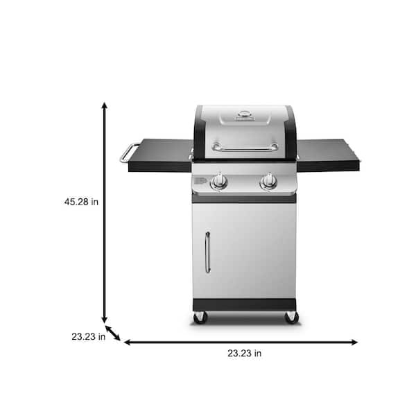 Dyna-Glo DGP321SNP-D Premier 2-Burner Propane Gas Grill in Stainless Steel with Built-In Thermometer - 3