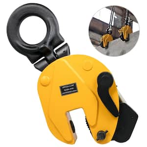 Lifting Clamp 11000 lbs. 5T Working Load Vertical Plate Clamp 0 to 1.2 in. Industrial Plate Clamp Sheet Lifting Clamp