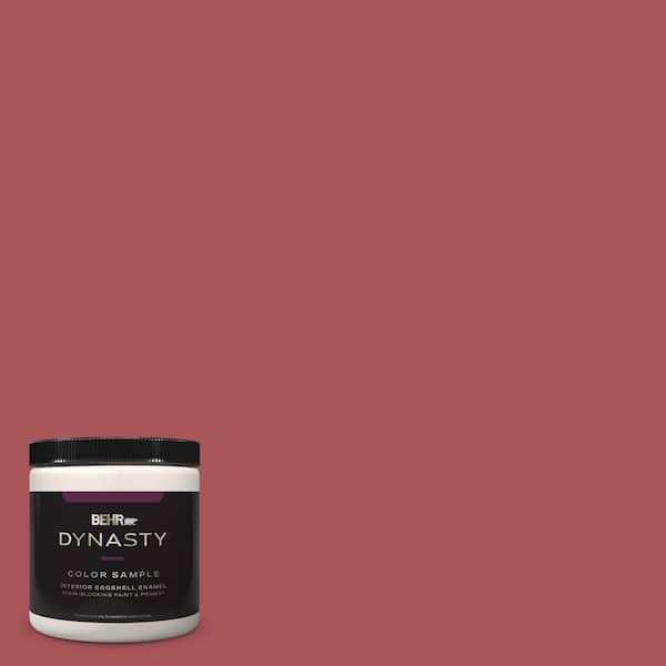BEHR DYNASTY 8 oz. #M150-6 Lingonberry Punch Eggshell Enamel Stain-Blocking Interior Paint and Primer Sample