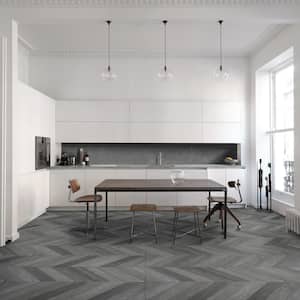 Nord Gray 23.42 in. x 47.04 in. Natural Porcelain Floor and Wall Tile (15.5 sq. ft./Case)
