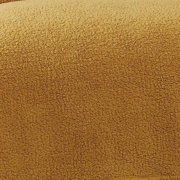 Brooklyn Loom Marshmallow Sherpa Mustard Throw Blanket TH3168MU