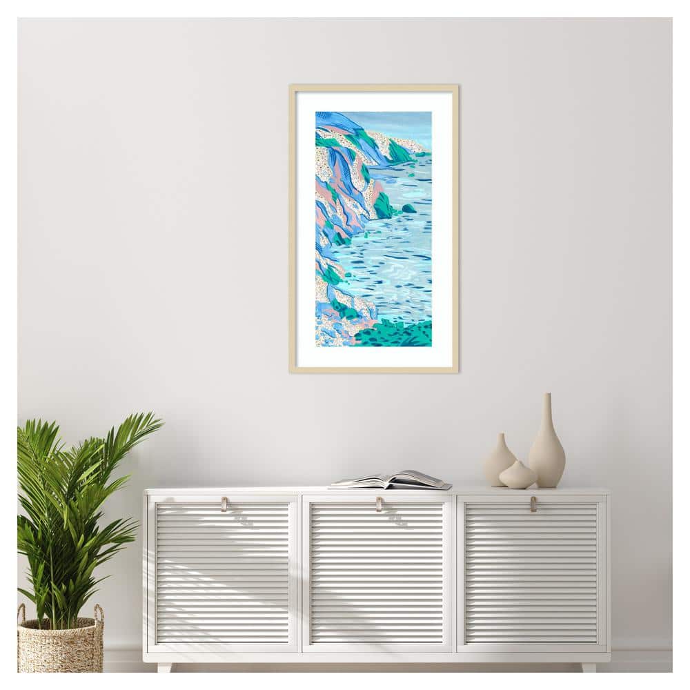 Ideal Vacation II Coastal Abstract Framed Wall Art