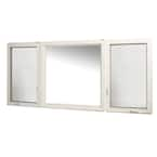 TAFCO WINDOWS 48 In. X 48 In. Vinyl Casement Window With Screen - White ...