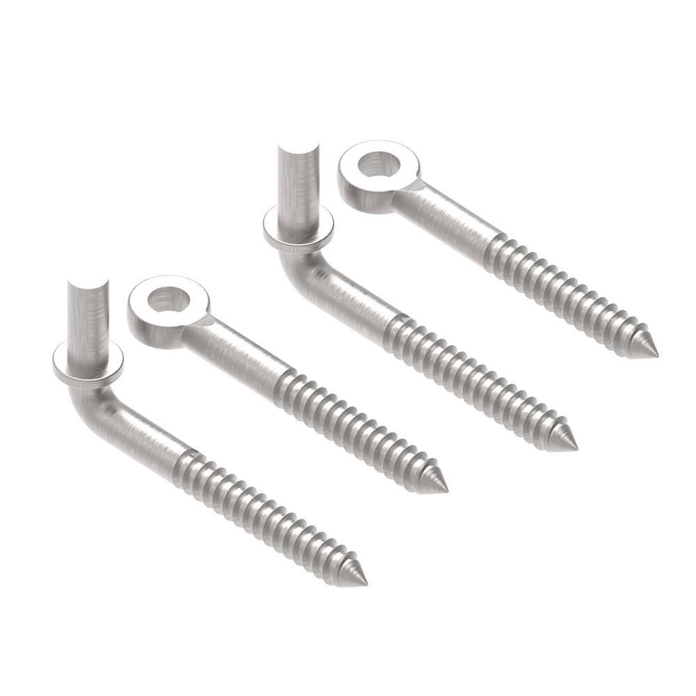 Galvanized Steel Screw Hook and Eye Hinge for Wood Gates