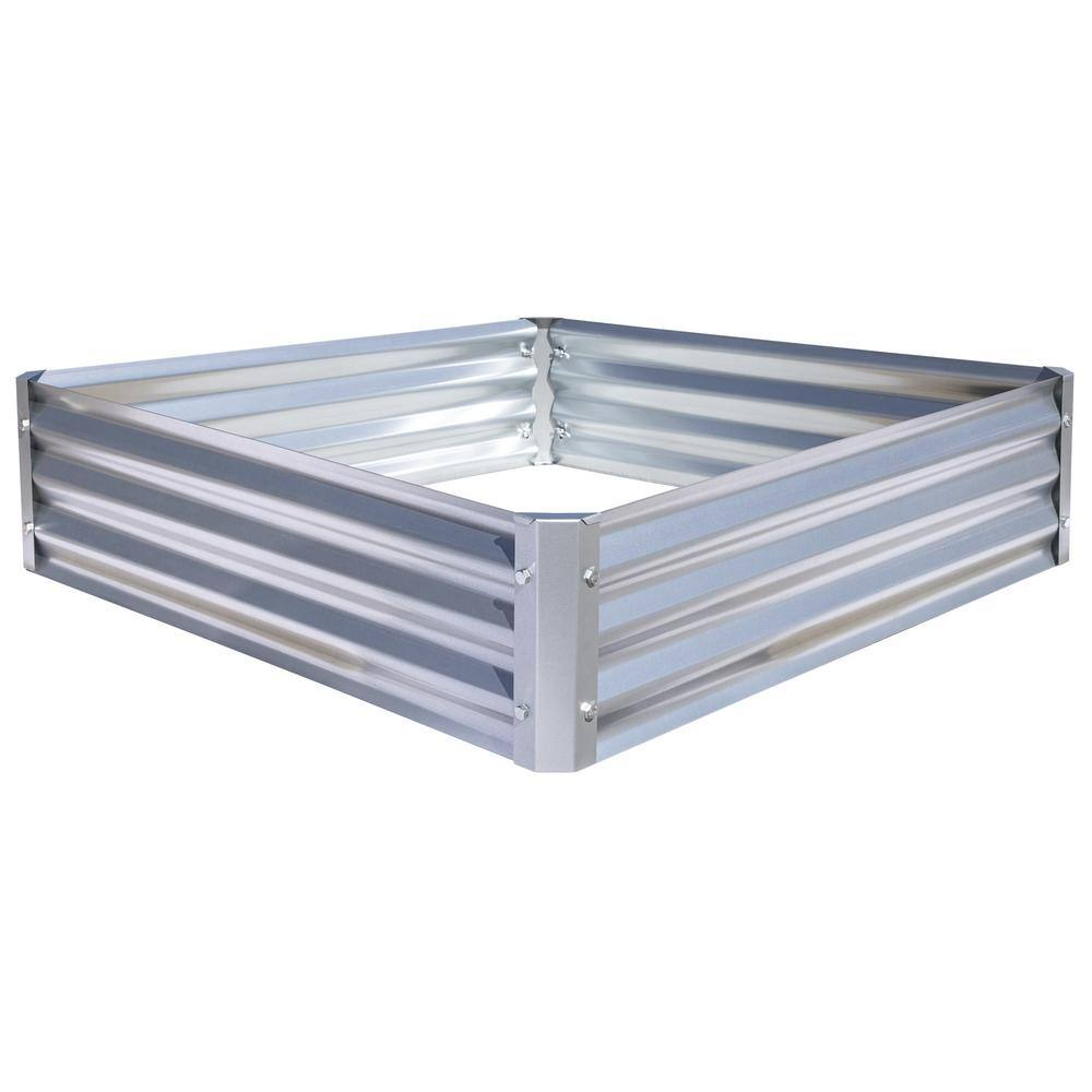 Galvanized Steel Raised Garden Bed for Outdoor Yard