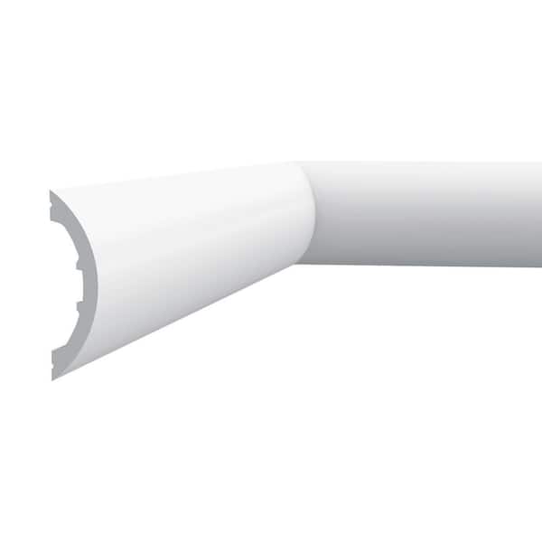 ORAC DECOR 1-1/4 in. D x 4-7/8 in. W x 78-3/4 in. L . Primed White Plain Polyurethane Panel Moulding