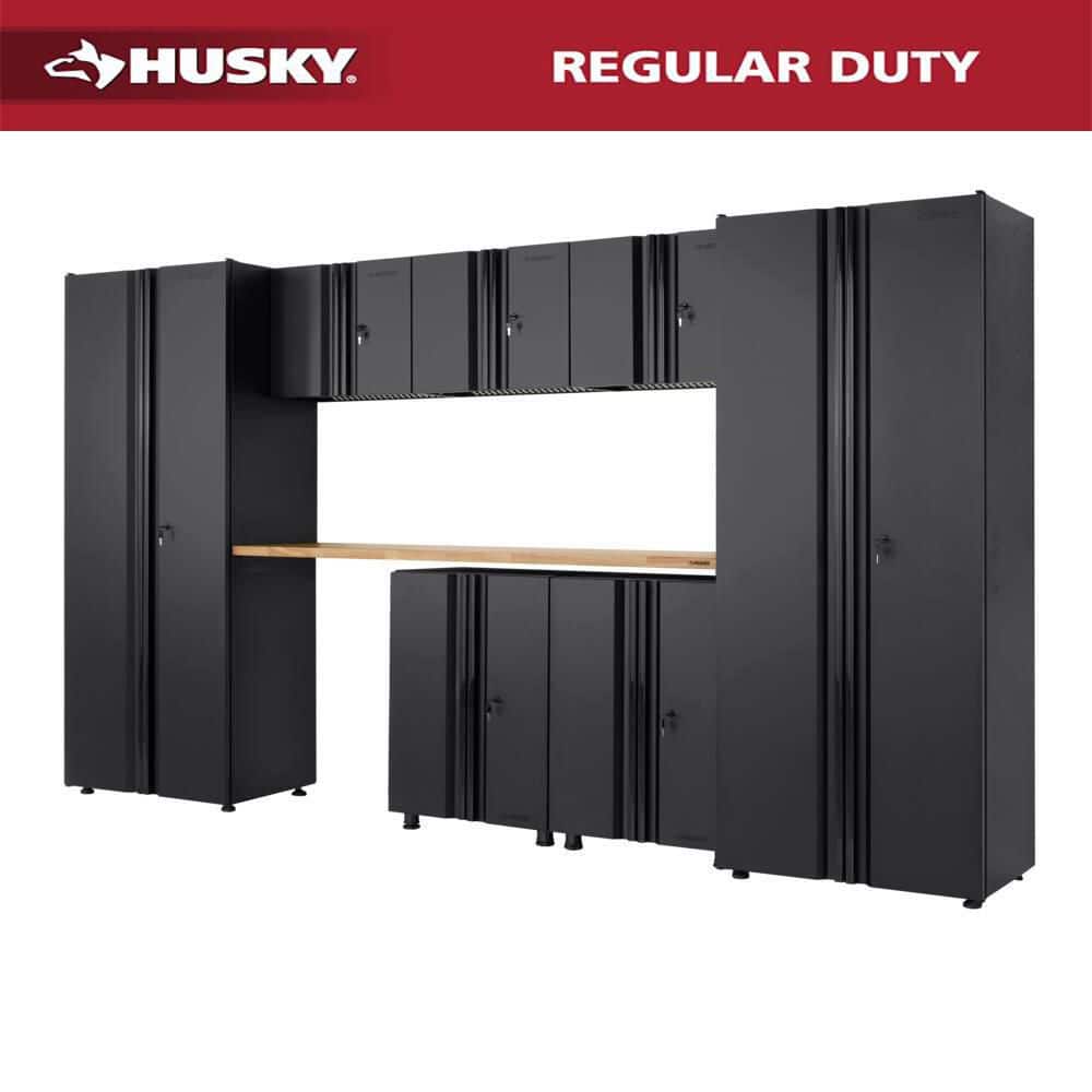 Husky 8-Piece Regular Duty Welded Steel Garage Storage System in
