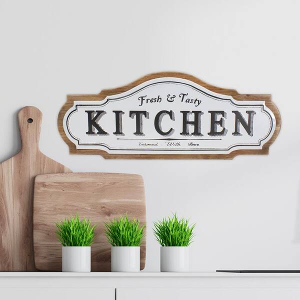 Wrought iron kitchen wall decor
