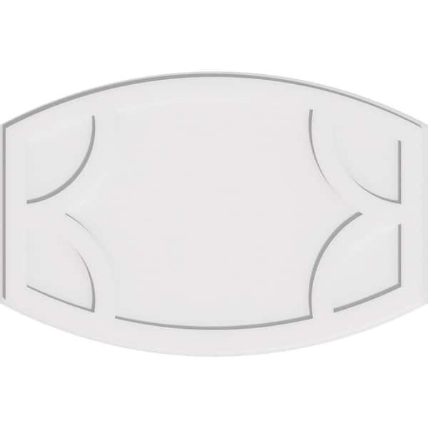 Ekena Millwork 1 in. P X 40 in. W X 26-5/8 in. H Kailey Architectural Grade PVC Contemporary Ceiling Medallion