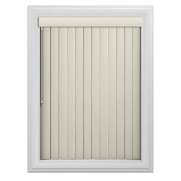 Bali Cut-to-Size Ivory Crown 3.5 in. PVC Louver Set - 60.5 in. L (9-Pack)