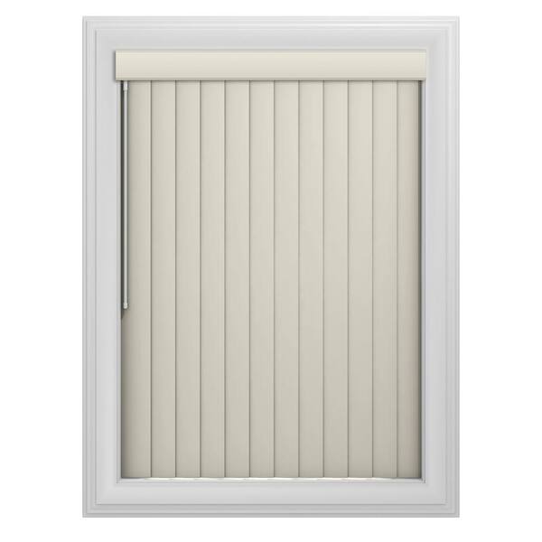 Bali Cut-to-Size Ivory Crown 3.5 in. PVC Louver Set - 64.5 in. L (9-Pack)