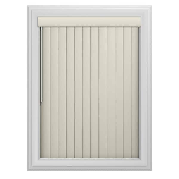 Bali Cut-to-Size Ivory Crown 3.5 in. PVC Louver Set - 70.5 in. L (9-Pack)