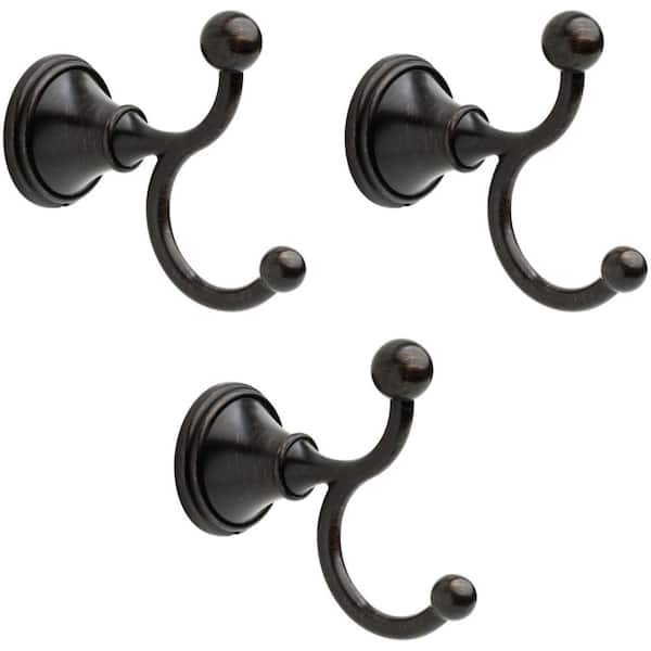 Delta Crestfield 3 Piece Bath Hardware Set With 3 Towel Hooks In