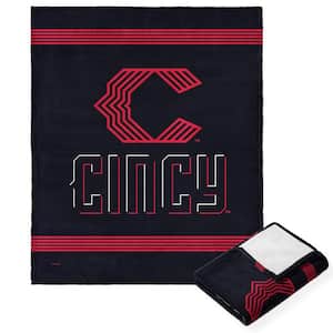 MLB Reds City Connect Polyester Silk Touch Multi-Color Throw Blanket