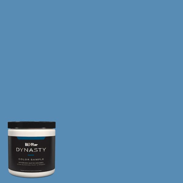 Reviews For Behr Dynasty 8 Oz. #m520-5 Alpha Blue One-coat Hide Satin 