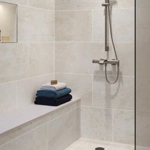 Alpe Limestone Beige 12 in. x 24 in. Stone Look Porcelain Floor and Wall Tile (15.50 sq. ft./Case)