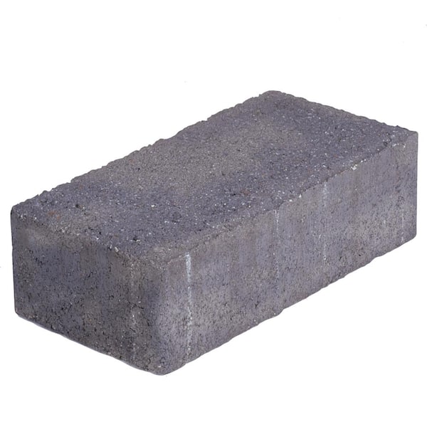 Pavestone Holland 7.87 in. L x 3.94 in. W x 2.36 in. H 60 mm Charcoal Blend Concrete Paver (480-Pieces/ 103 sq. ft./ Pallet)