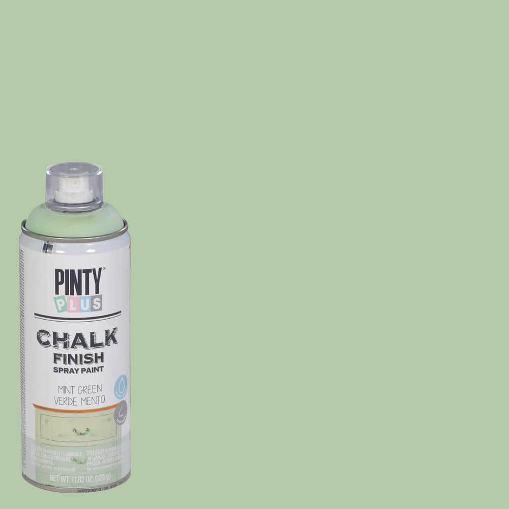 11.82 oz. Mint Green Chalk Finish Spray Paint -  PINTY PLUS, NOV 794