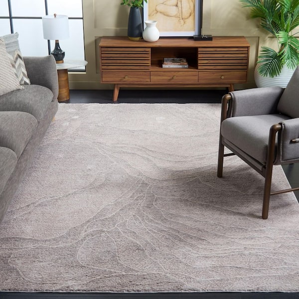 Garnet 10 ft. x 13 ft. Ivory/Gray Abstract Area Rug