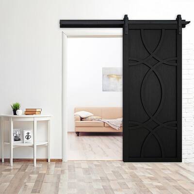 36 x 84 - Black - Barn Doors - Interior Doors - The Home Depot