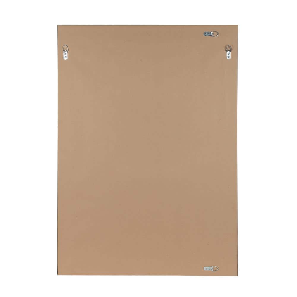 Gold Rectangular Beveled Wall Mirror with Polystyrene Frame