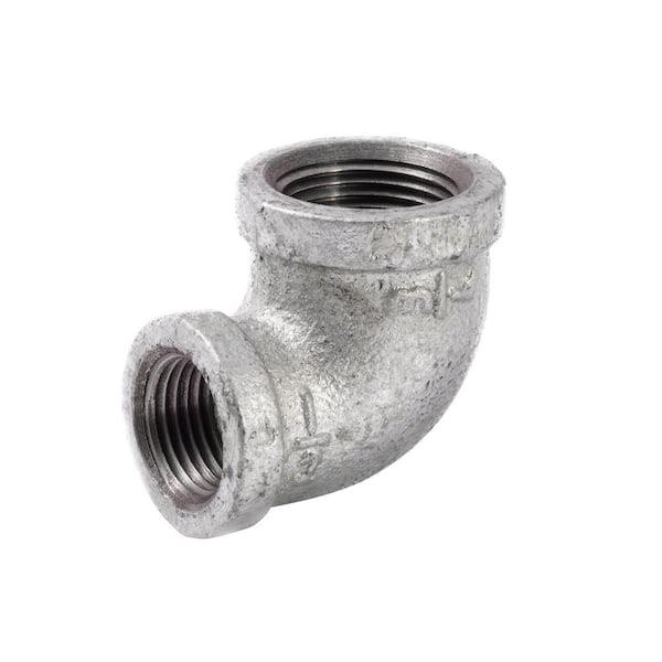 Southland 3/4 in. x 1/2 in. Galvanized Malleable Iron 90-Degree FPT x FPT Reducing Elbow Fitting