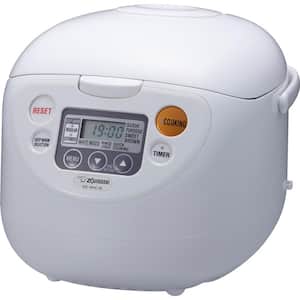 Micom 10-Cup Cool White Rice Cooker and Warmer with Built-In Timer