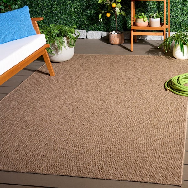 Sisal Performance 5 ft. x 8 ft. Natural Modern Solid Area Rug