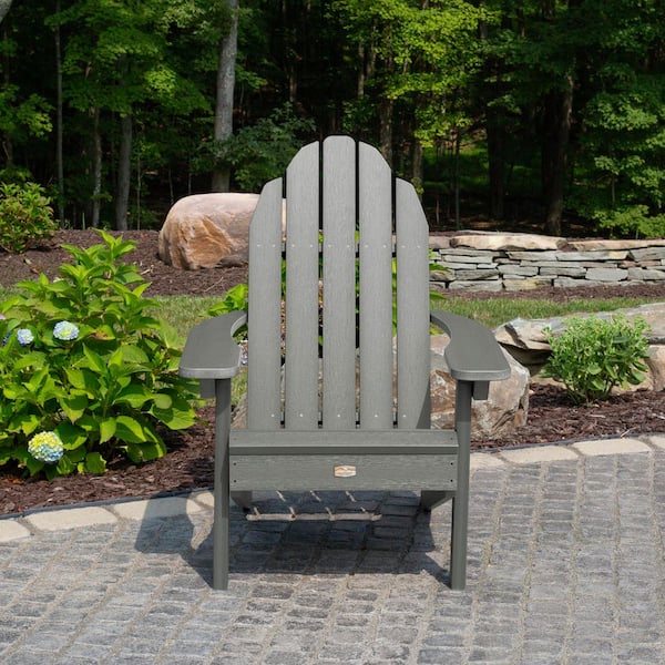 ELK OUTDOORS Essential Gray Plastic Adirondack Chair EO-CLAS1-CGE
