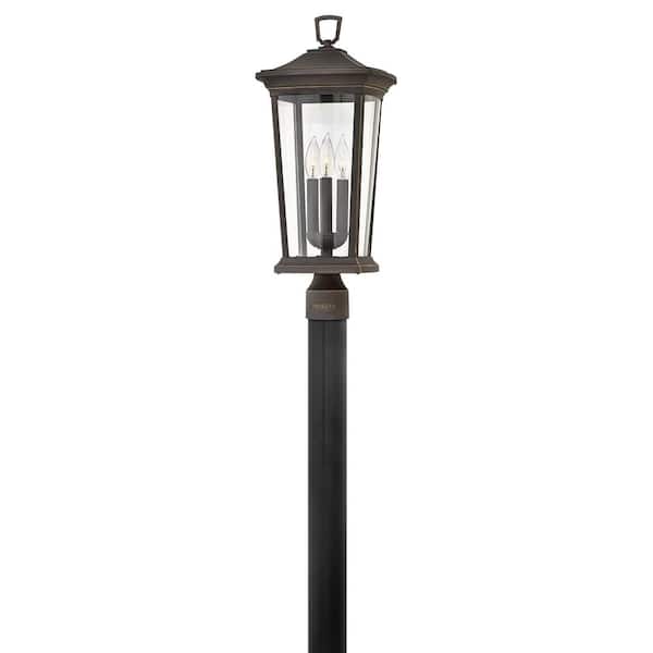 HINKLEY Bromley 3-Light Oil Rubbed Bronze Post Mount